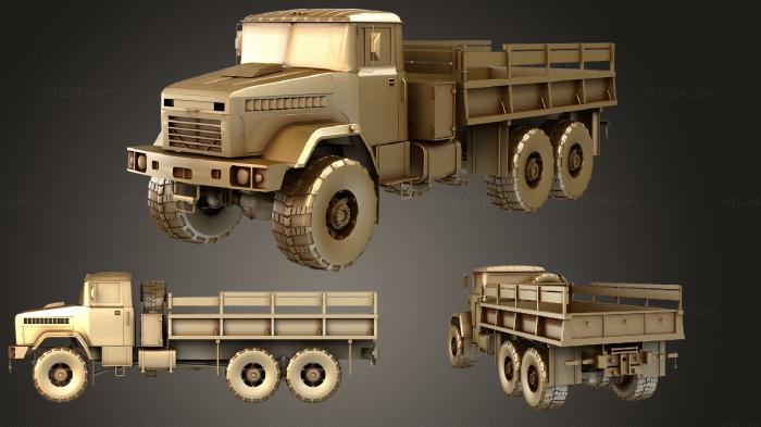 Vehicles (KrAZ 6322, CARS_2146) 3D models for cnc